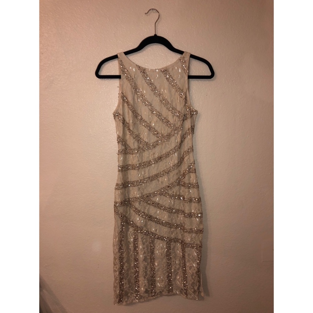 Formal Gold Embellished Dress!